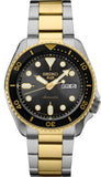 Seiko 5 Sports Automatic Special Creation Black Dial Two Tone Steel Strap Watch For Men - SRPK22