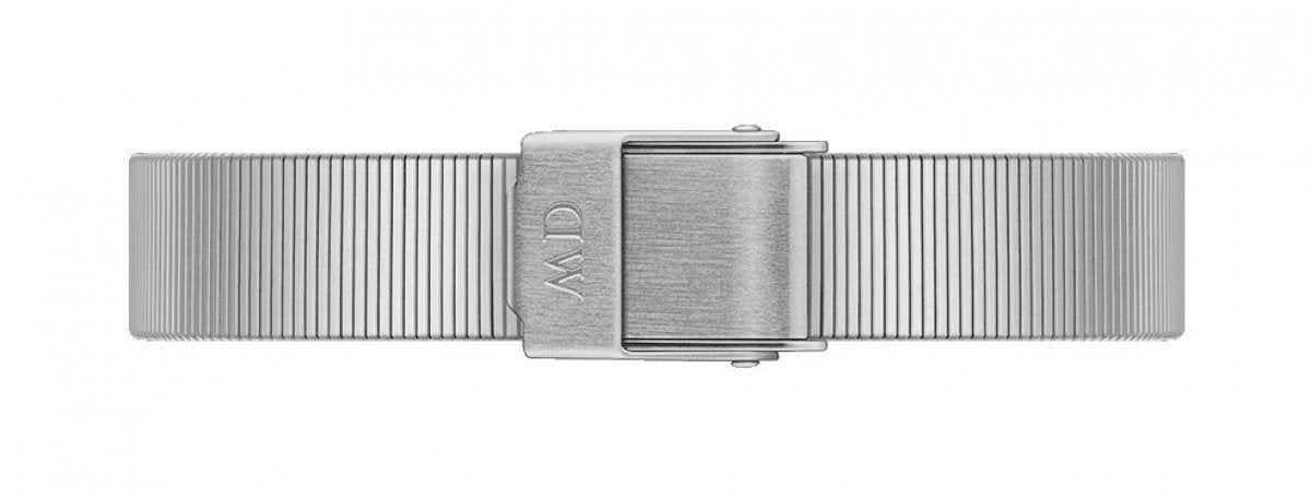 Daniel Wellington Quadro Studio Black Dial Silver Mesh Strap Watch For Women - DW00100522