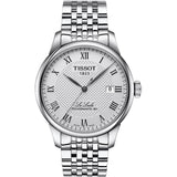Tissot Le Locle Powermatic 80 Silver Dal Silver Steel Strap Watch For Men - T006.407.11.033.00