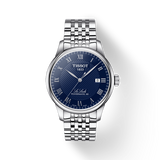 Tissot Le Locle Powermatic 80 Blue Dial Silver Steel Strap Watch For Men - T006.407.11.043.00