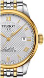 Tissot Le Locle Powermatic 80 Silver Dial Two Tone Steel Strap Watch For Men - T006.407.22.033.01
