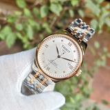 Tissot Le Locle Automatic Cosc Silver Dial Two Tone Steel Strap Watch For Men - T006.407.22.036.00