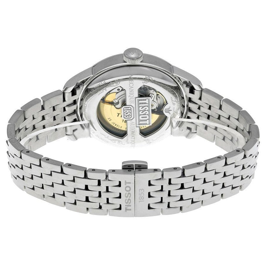 Tissot Le Locle Automatic Black Dial Silver Steel Strap Watch For Men - T006.408.11.057.00