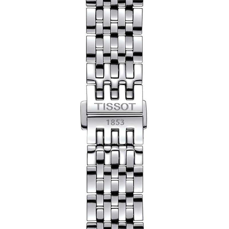 Tissot Le Locle Powermatic 80 Black Dial Silver Steel Strap Watch For Men - T006.407.11.053.00