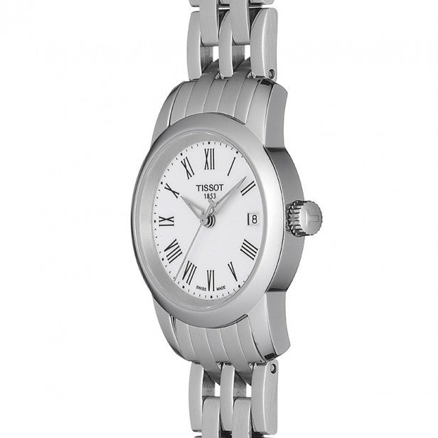 Tissot T Classic Dream White Dial Silver Steel Strap Watch For Men - T033.210.11.013.00