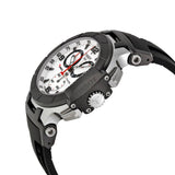 Tissot T Race Chronograph White Dial Black Rubber Strap Watch for Men - T048.417.27.037.00
