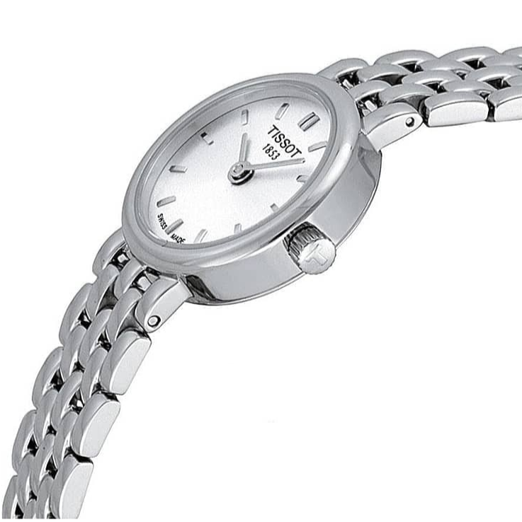 Tissot T Lady Lovely Silver Dial Silver Steel Strap Watch For Women - T058.009.11.031.00