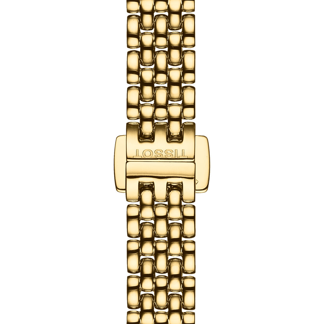 Tissot Lovely Gold Dial Gold Steel Strap Watch For Women - T058.009.33.021.00