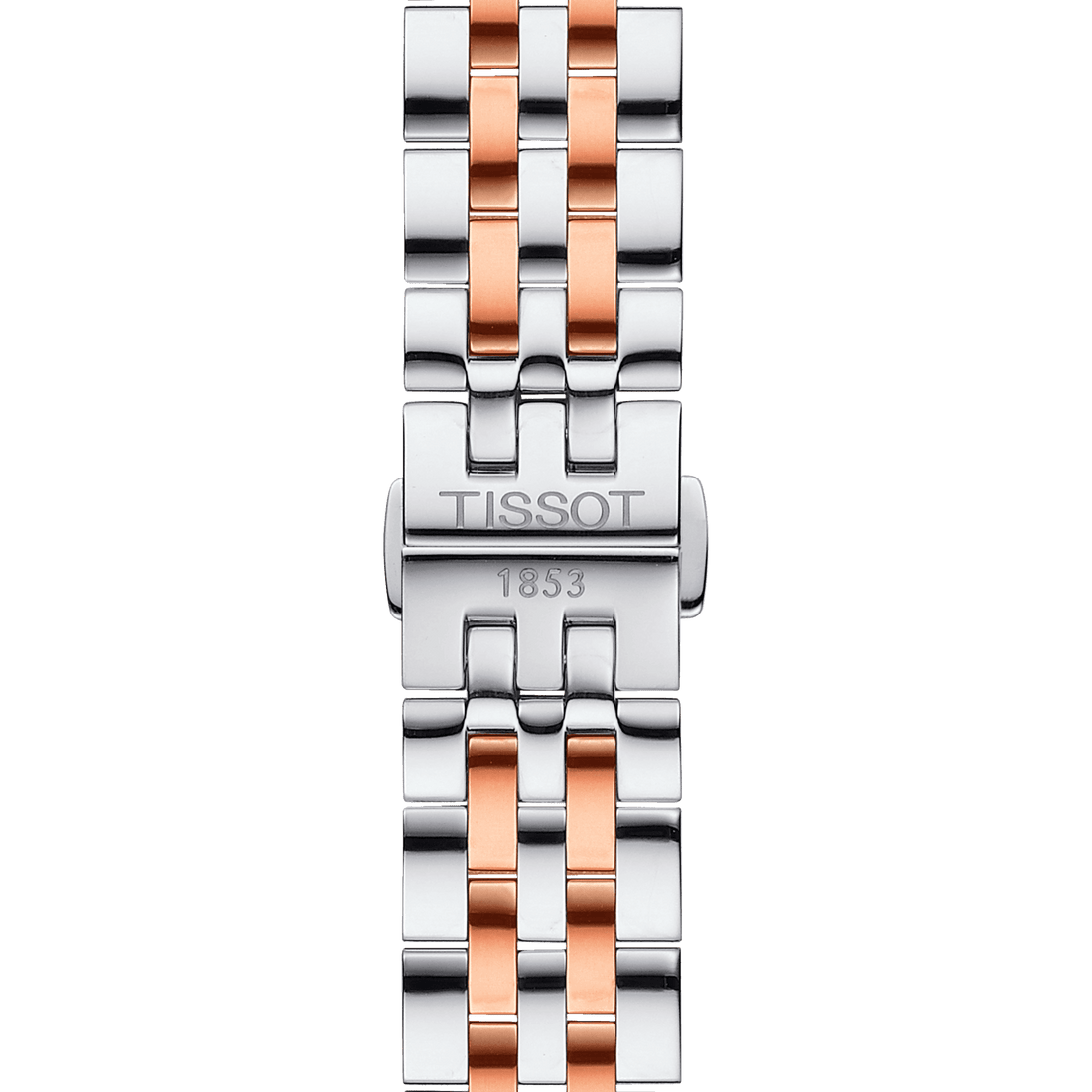 Tissot T Classic Tradition Lady White Dial Two Tone Steel Strap Watch For Women - T063.210.22.037.01