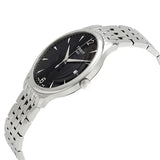Tissot T Classic Tradition Black Dial Silver Steel Strap Watch For Men - T063.610.11.057.00