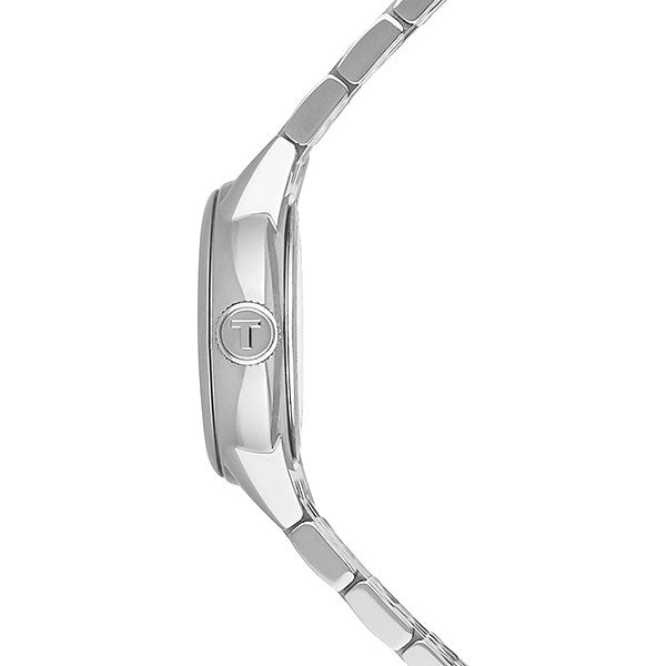 Tissot Carson Automatic Black Dial Silver Steel Strap Watch For Women - T085.207.11.051.00
