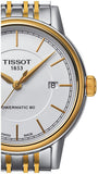Tissot T Classic Carson Automatic White Dial Two Tone Steel Strap Watch for Men - T085.407.22.011.00