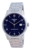 Tissot Luxury Powermatic 80 Blue Dial Silver Steel Strap Watch For Men - T086.407.11.047.00