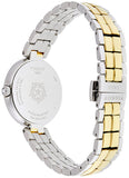 Tissot Flamingo Mother of Pearl White Dial Two Tone Steel Strap Watch For Women - T094.210.22.111.01