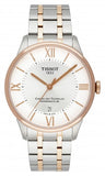 Tissot Chemin des Tourelles Powermatic 80 Silver Dial Two Tone Steel Strap Watch for Men - T099.407.22.038.02