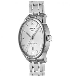 Tissot Chemin Des Tourelles Powermatic 80 Silver Dial Silver Steel Strap Watch For Men - T099.407.11.037.00
