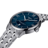 Tissot Chemin Des Tourelles Powermatic 80 Lady Blue Dial Silver Steel Strap Watch For Women - T099.207.11.048.00