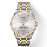 Tissot Chemin Des Tourelles Powermatic 80 Silver Dial Two Tone Steel Strap Watch For Men - T099.407.22.037.00