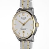 Tissot Chemin Des Tourelles Powermatic 80 Silver Dial Two Tone Steel Strap Watch For Men - T099.407.22.037.00