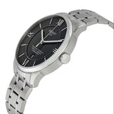 Tissot Chemin Des Tourelles Powermatic 80 Black Dial Silver Steel Strap Watch For Men - T099.407.11.058.00