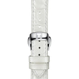 Tissot Chemin Des Tourelles Powermatic 80 Lady White Dial White Leather Strap Watch For Women - T099.207.16.116.00