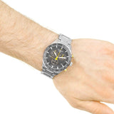 Tissot PRS 516 Chronograph Black Dial Silver Steel Strap Watch For Men - T100.417.11.051.00