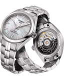 Tissot Chemin Des Tourelles Powermatic 80 Helvetic Silver Dial Silver Steel Strap Watch For Women - T099.207.11.116.00