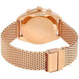 Tissot T Classic PR 100 Chronograph Silver Dial Rose Gold Mesh Bracelet Watch For Men - T101.417.33.031.01