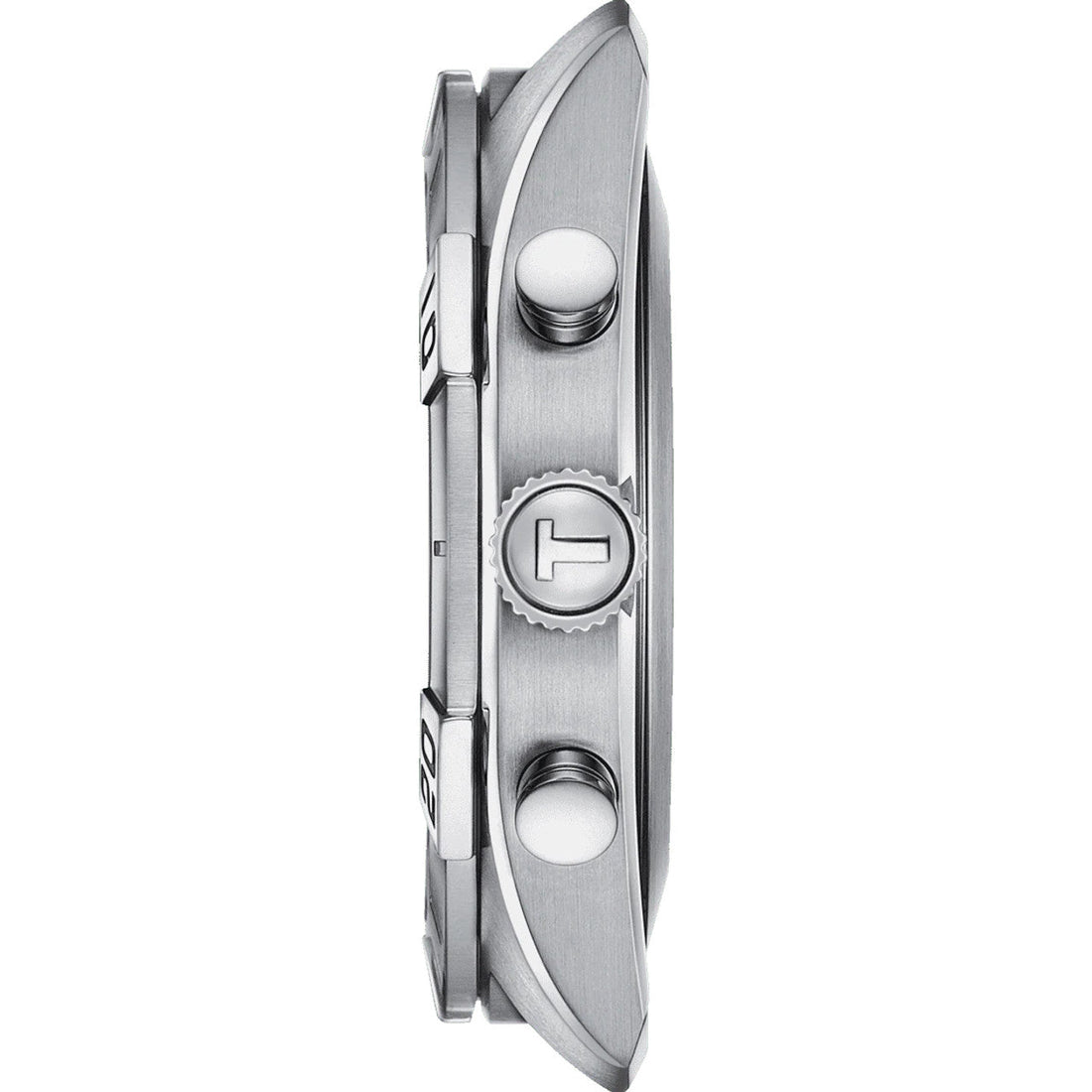 Tissot PR 100 Sport Quartz Chronograph Silver Dial Brown Leather Strap Watch For Men - T101.617.16.031.00