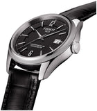 Tissot Ballade Powermatic 80 Cosc Black Dial Black Leather Strap Watch For Men - T108.408.16.057.00