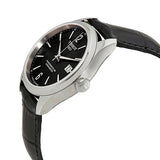 Tissot Ballade Powermatic 80 Cosc Black Dial Black Leather Strap Watch For Men - T108.408.16.057.00