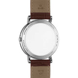 Tissot T Classic Everytime White Dial Brown Leather Strap Watch For Men - T109.410.16.033.00