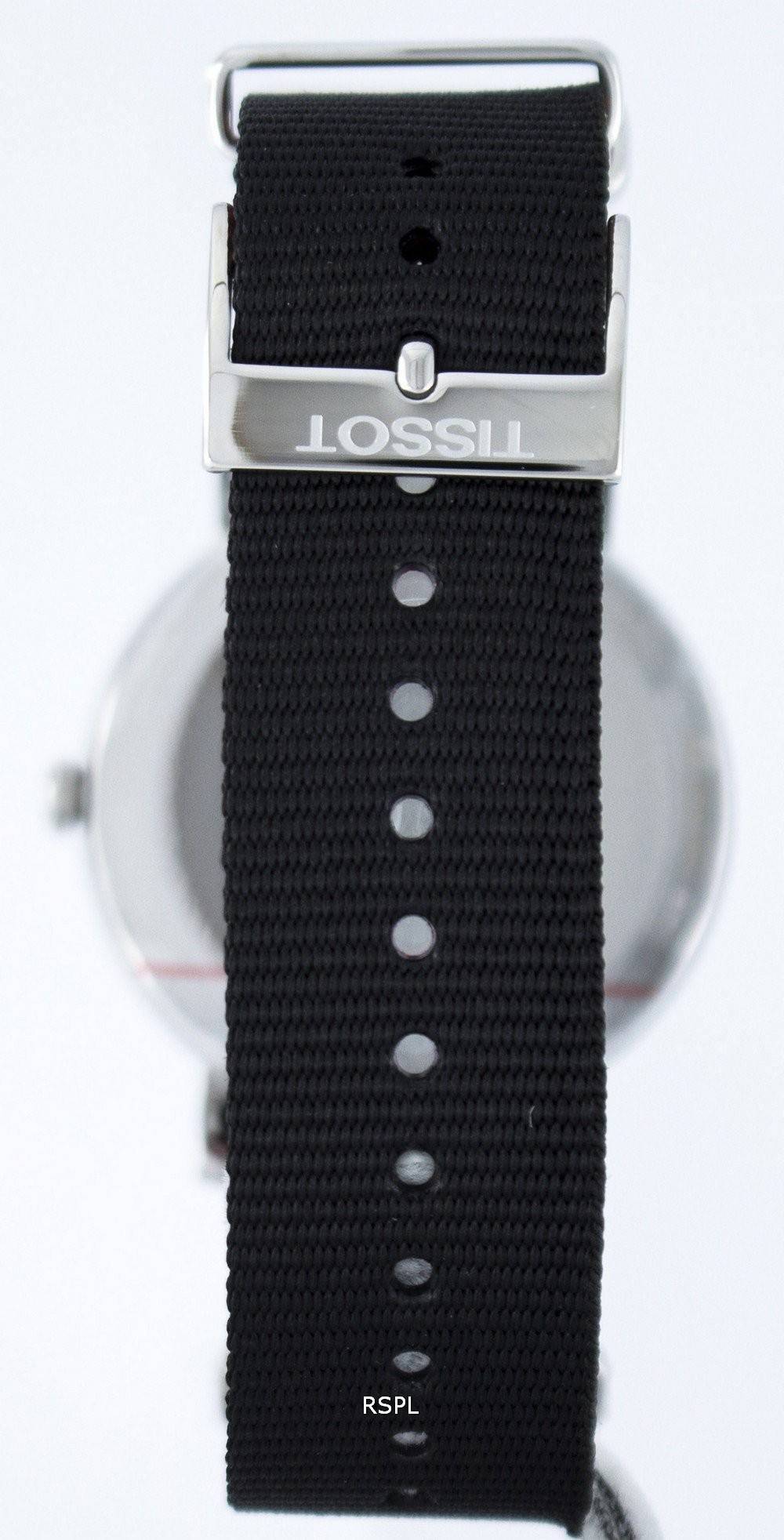 Tissot Everytime Medium Black Dial Black NATO Strap Watch For Men - T109.410.17.077.00