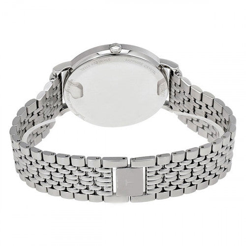 Tissot T Classic Everytime Large White Dial Silver Steel Strap Watch for Men - T109.610.11.031.00