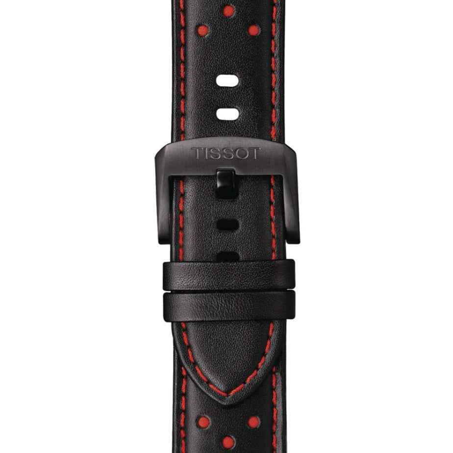 Tissot T Sport Chrono XL NBA Teams Special Chicago Bulls Edition Black Dial Black Leather Strap Watch for Men - T116.617.36.051.00