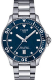 Tissot Seastar 1000 Blue Dial Silver Steel Strap Watch For Men - T120.410.11.041.00