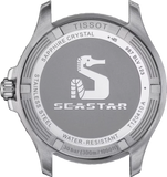 Tissot Seastar 1000 Black Dial Silver Steel Strap Watch For Men - T120.410.11.051.00