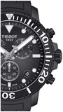 Tissot Seastar 1000 Chronograph Black Dial Black Rubber Strap Watch For Men - T120.417.37.051.02