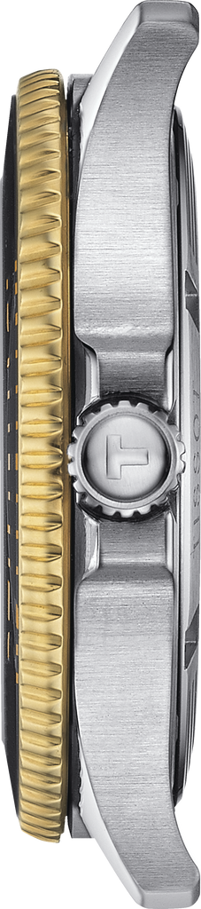 Tissot Seastar 1000 Black Dial Black Rubber Strap Watch For Men - T120.410.27.051.00