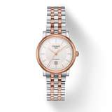 Tissot T Classic Carson Premium 30 White Dial Two Tone Steel Strap Watch for Women - T122.207.22.031.01