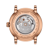 Tissot T Classic Carson Premium White Dial Brown Leather Strap Watch for Women - T122.207.36.031.00