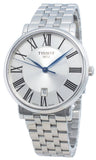 Tissot Carson Premium Silver Dial Silver Steel Strap Watch for Men - T122.417.11.033.00