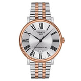 Tissot Carson Premium Powermatic 80 Silver Dial Two Tone Steel Strap Watch For Men - T122.407.22.033.00