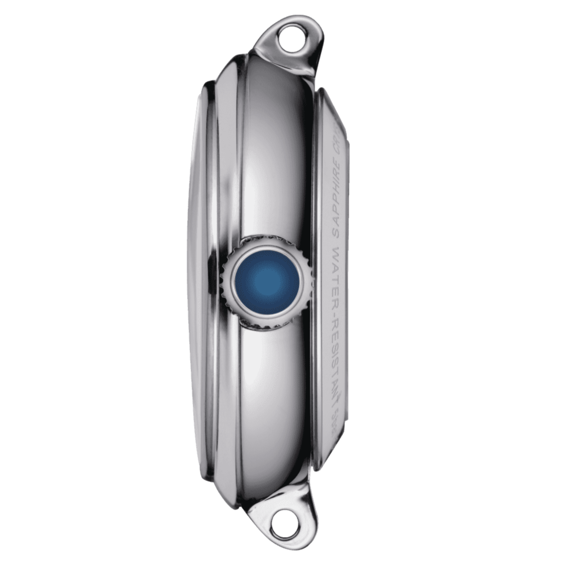 Tissot Bellissima Automatic Silver Dial Blue Leather Strap Watch For Women - T126.207.16.013.00