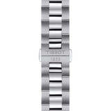 Tissot Gentleman Powermatic 80 Silicium Ice Blue Silver Steel Strap Watch For Men - T127.407.11.351.00