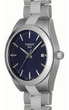 Tissot Gentleman Blue Dial Silver Steel Strap Watch For Men - T127.410.11.041.00