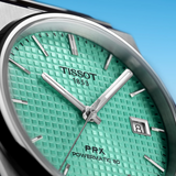 Tissot PRX Powermatic 80 Automatic Mint Green Dial Silver Steel Strap Watch for Men - T137.407.11.091.01
