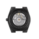 Tissot PRX Powermatic 80 Carbon Black Dial Black Rubber Strap Watch for Men - T137.907.97.201.00