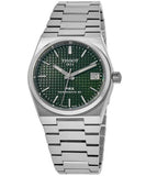 Tissot PRX Powermatic 80 Green Dial Silver Steel Strap Watch for Men - T137.207.11.091.00