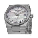 Tissot PRX Powermatic 80 White Dial Silver Steel Strap Watch for Men - T137.207.11.111.00